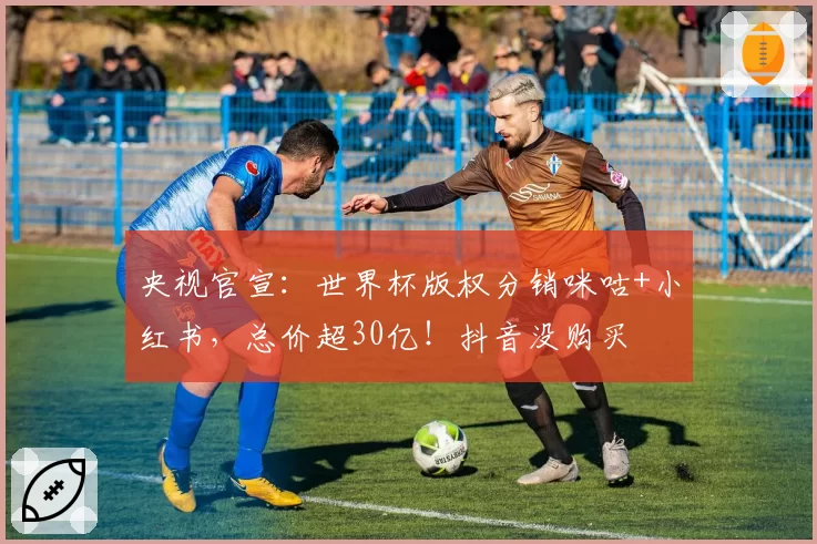 央视官宣:世界杯版权分销咪咕+小红书,总价超30亿!抖音没购买
